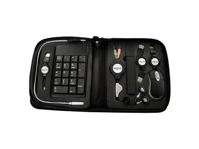 KIT PARA NOTEBOOK KIN05 LECTOR, HUB USB, MOUSE, AURICULAR, ADAPTADORES