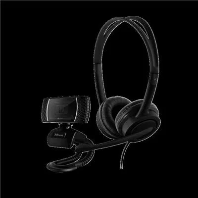 KIT AURICULARES + WEBCAM TRUST 24036 DOBA HOME OFFICE