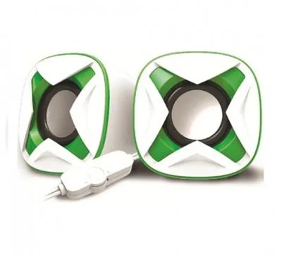 PARLANTE ICON 303R USB 2.0 WHITE & RED