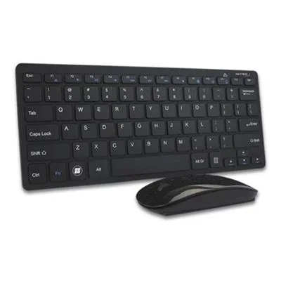 TEC+MOU INALAMBRICO NETMAK NMKB570B ULTRA SLIM NEGRO