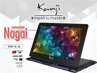 CHROMEBOOK KANJI NAGAI- QUAD/10.1"TOUCH/1GB/16GB
