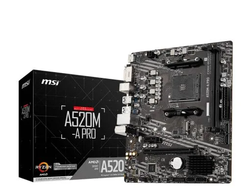 MSI A520M-A PRO (AM4) MOTHER