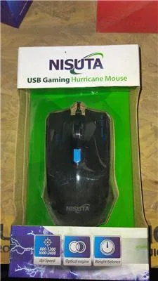 MOUSE USB NISUTA GAMING NSMOG41 2400DPI