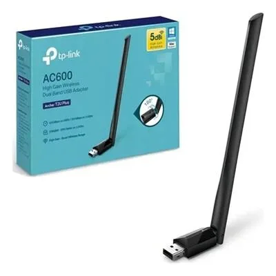 ADAPTADOR WIRELESS TP LINK ARCHER T2U PLUS AC600 DUAL BAND