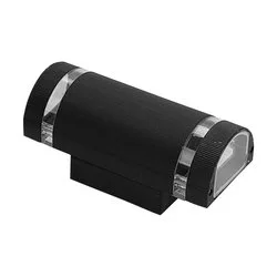 BIDIRECCIONAL DE EXTERIOR OVAL NEGRO ETHEOS BI2GUNE