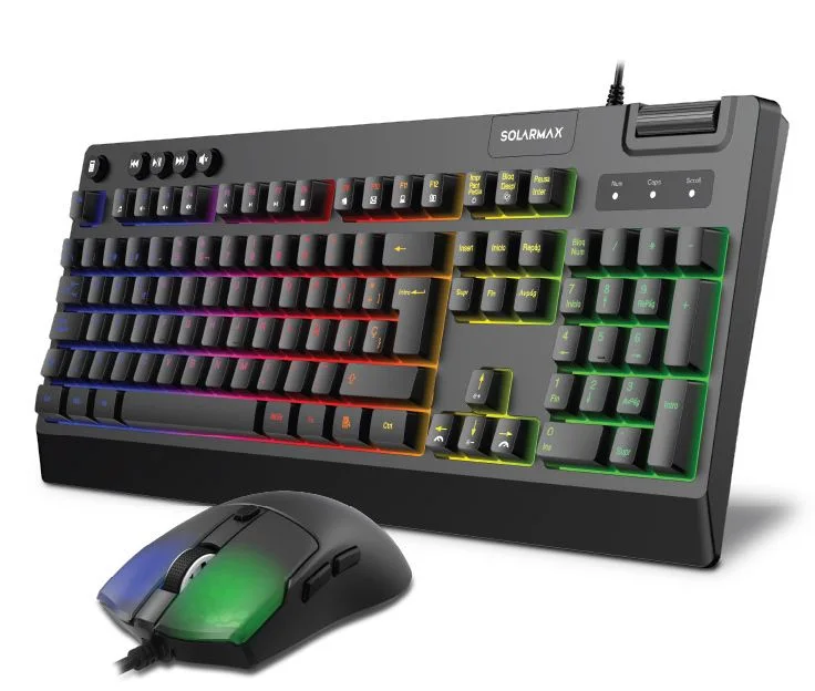 TECLADO+MOUSE SOLARMAX GAMER GC2P8200 RGB