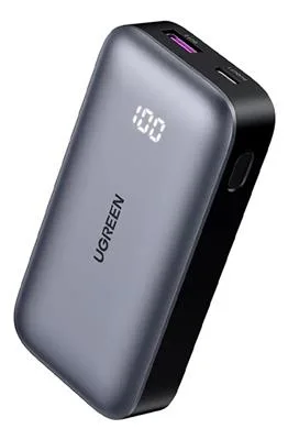 POWER BANK UGREEN CARGA RAPIDA BIDIRECCIONAL 10.000MAH 20W BLACK PB311