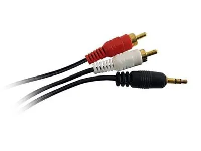 CABLE AUDIO NISUTA 3.5 STEREO A 2 RCA 10 MTS