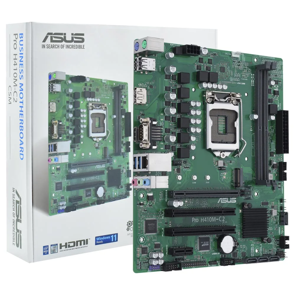 ASUS PRO H410M-C2 CSM BUSINESS (LGA 1200) MOTHER