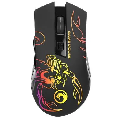 MOUSE MARVO GAMING M209 6400DPI OPTICO LED 7 COLORES 6 BOTONES