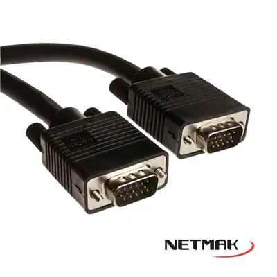 CABLE VGA NETMAK 5MTS (NM-C18) M/M
