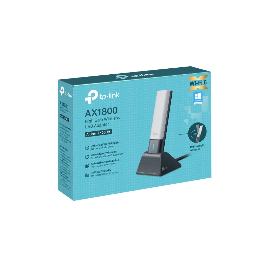PLACA WIFI USB TP-LINK ARCHER TX20UH AX1800 WIFI 6