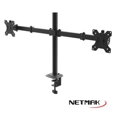 SOPORTE LED/LCD NETMAK NM-ST18 DOBLE  MONITOR DE 10" A 32"