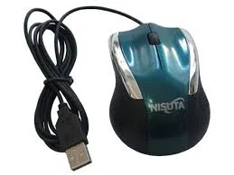 MOUSE USB NISUTA 3 BOTONES 1000DPI