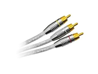 CABLE RCA NISUTA 3X3 3 MTS ALTA CALIDAD