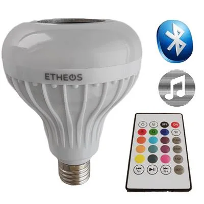 LAMPARA LED RGBW CON PARLANTE INALAMBRICO ETHEOS LAM13CC
