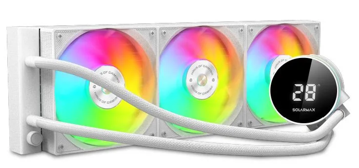 WATER COOLER SOLARMAX 360MM ARGB MODELO WC-W360S BLANCO