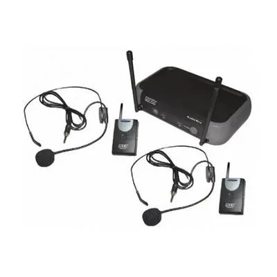 MICROFONO INALAMBRICO DE VINCHA Y  CORBATERO DOBLE VCHF SD-116