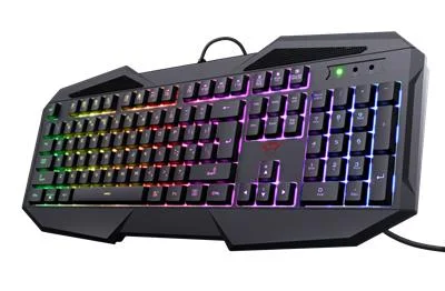 TECLADO GAMING TRUST GXT 830RW AVONN/LEDS ARCOIRIS/USB - CODIGO 22279