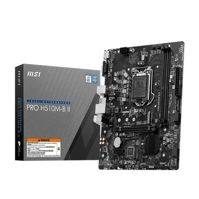 INTEL MB S1200 MSI PRO H510M-B II DDR4 SOLO 10GEN 0417139