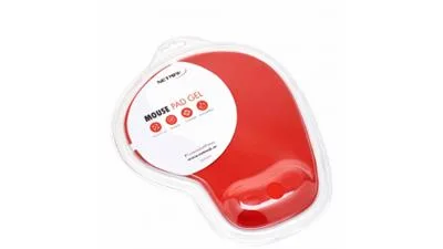 MOUSE PAD GEL NETMAK RED NM-PGEL-R