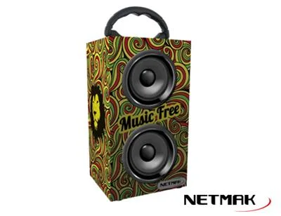 PARLANTE RASTA BLUETOOTH 10 USB/SD/FM