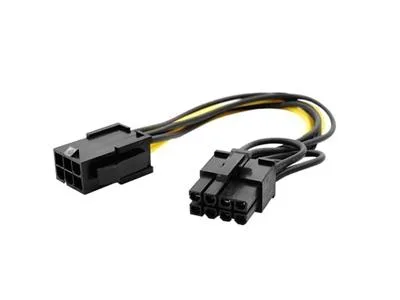ADAPTADOR NISUTA NSAD86 DE 8 A 6 PINES PARA PLACAS VGA
