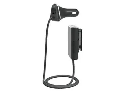 CARGADOR USB TRIPLE PARA AUTO NISUTA 12/24V DE 4.8A TOTAL