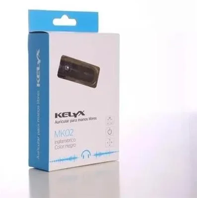 AURICULAR BLUETOOTH MANOS LIBRES KELYX AUTO NEGRO MK02 - MONO AURICULAR
