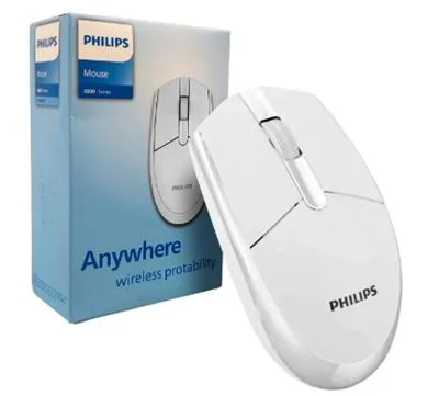 MOUSE PHILIPS SERIE 3000 INALAMBRICO 1600DPI BLANCO SPK7337W