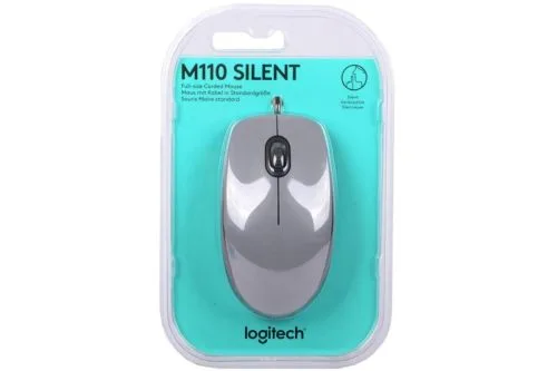 MOUSE LOGITECH M110 USB GRIS