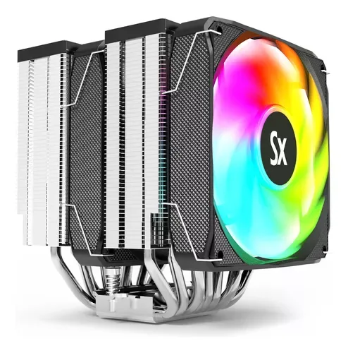 COOLER SOLARMAX 12CM ARGB MODELO CC-921A LGA 775 /1150 / 1151 / 1155 /1156 / 1366 / 2011 / 2011-V3 /