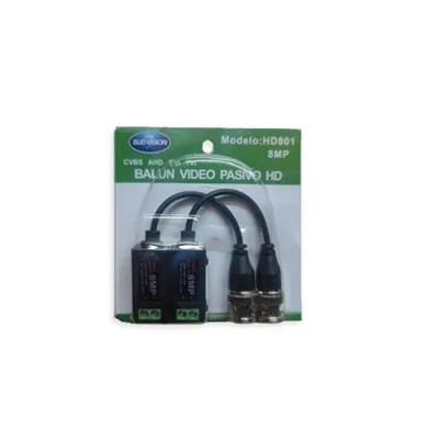 BALUN HD801 CON BORNERA 8MP 4K
