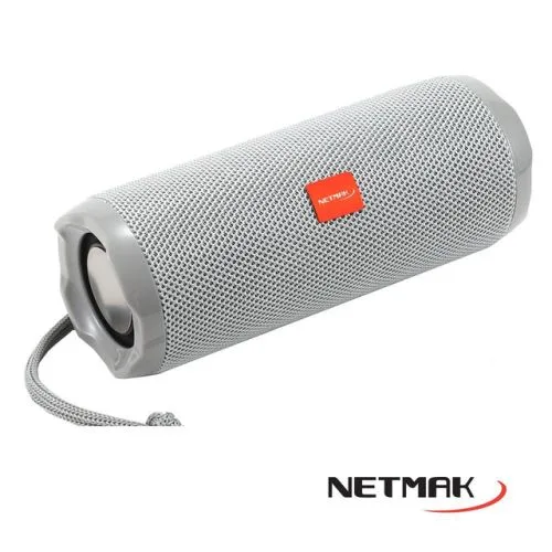 PARLANTE NETMAK NM-FLOW BLUETOOTH 10W GRIS