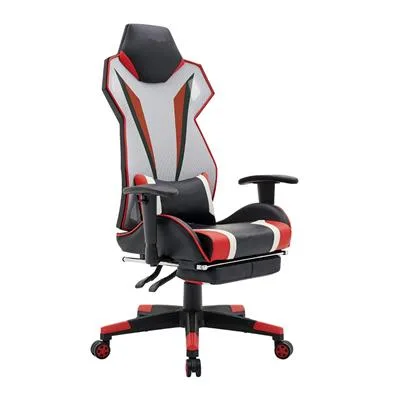 SILLA GAMER EMPOLI EM-01 ROJA Y BLANCA