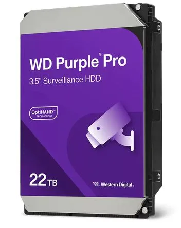 DISCO RIGIDO 22TB SATA WD PURPLE PRO WD221PURP-85CJRY0 VIGILANCIA