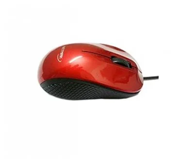 MOUSE USB NETMAK (NM-M16R) OPTICO 3D ROJO