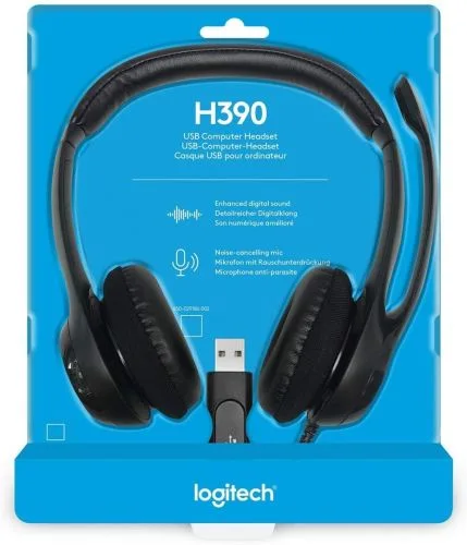 LOGITECH H390 | USB | NEGRO CON MICROFONO 981-000014 (4)