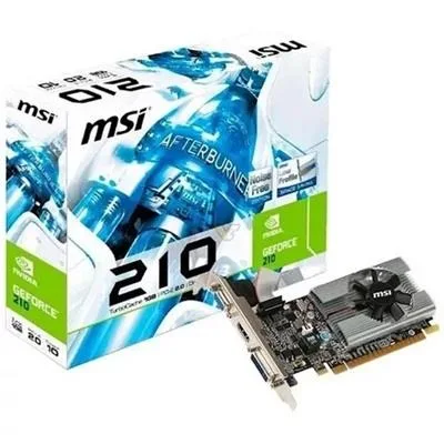 VGA PCIE 1GB GEFORCE MSI G210 DDR3 LP PV1175 SALE SOLO CONFIGURACION