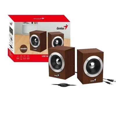 PARLANTE GENIUS USB SP-HF280 MADERA