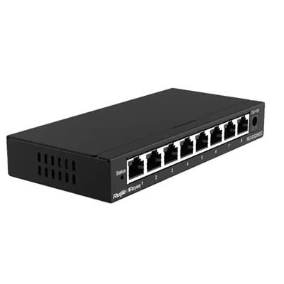 SWTICH 8P RUIJIE-REYEE RG-ES208GC 10/100/1000Mbps ADMINISTRABLE