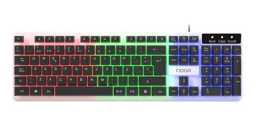 COMBO GAMER NOGA NKB-413 NEGRO (AURICULAR + TECLADO+MOUSE+MOUSE PAD) RETROILUMINADO