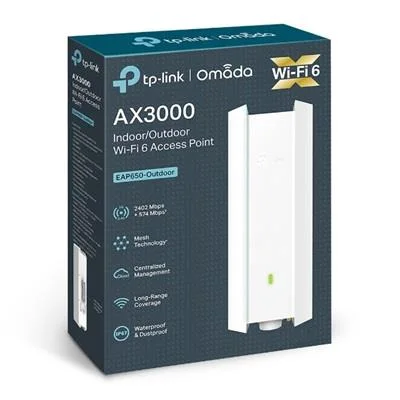 PUNTO DE ACCESO TP LINK EAP650 OUTDOOR AX3000 DUAL BAND WIFI 6 AP MESH 0416843