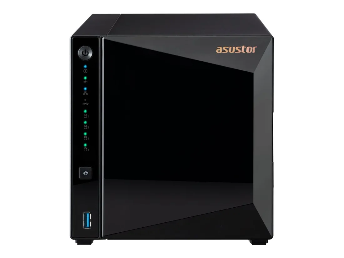 NAS ASUSTOR 4 PRO GEN2 AS3304T 2GB DDR4 1.7GHZ QUAD CORE QNAP