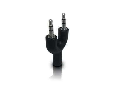 ADAPTADOR 2 STEREO 3.5M A STEREO 3.5H DE 4 PINES