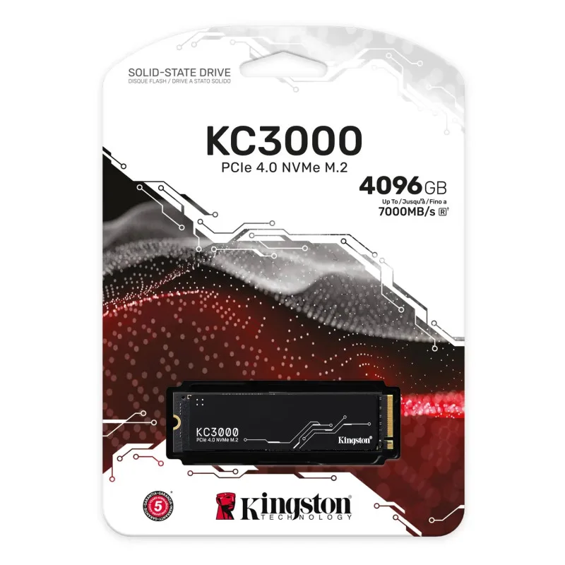 DISCO RIGIDO SSD 4TB KINGSTON M2 KC3000 NVME PCIE 4.0