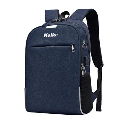 MOCHILA KOLKE KVM-339 ANTI-ROBO CON CANDADO AZUL