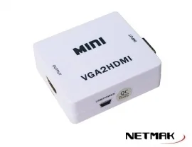 CONVERSOR VGA + AUDIO A HDMI NM-HD2