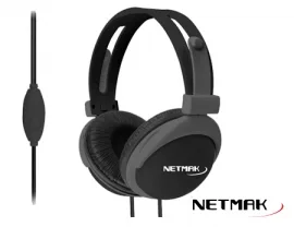 AURICULAR PLEGABLE Y MANOS LIBRES TIPO VINCHA BLACK & GREY