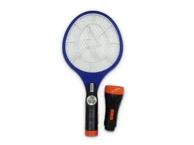 RAQUETA MATA MOSQUITOS  DESC. ELECTRICA + LINTERNA